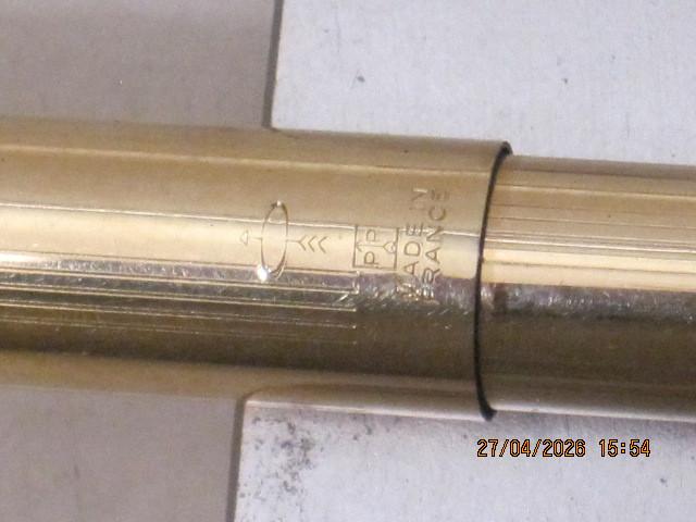 goud kleurige parker pen (387), Ophalen of Verzenden, Gebruikt, Balpen, Parker