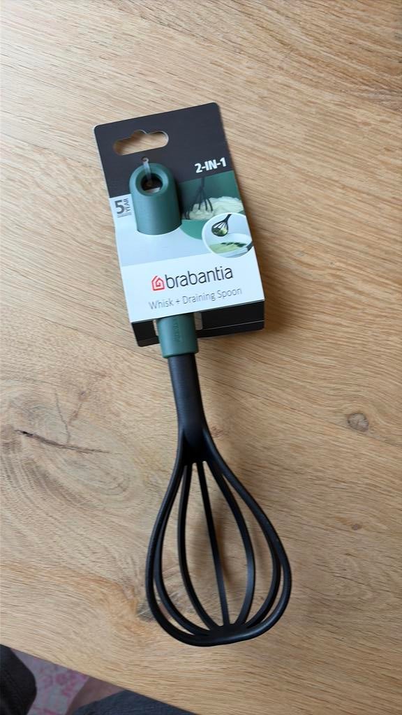 Brabantia Tasty+ garde en schuimspaan 2 in 1, Ophalen, Kunststof, Nieuw, Vaatwasserbestendig