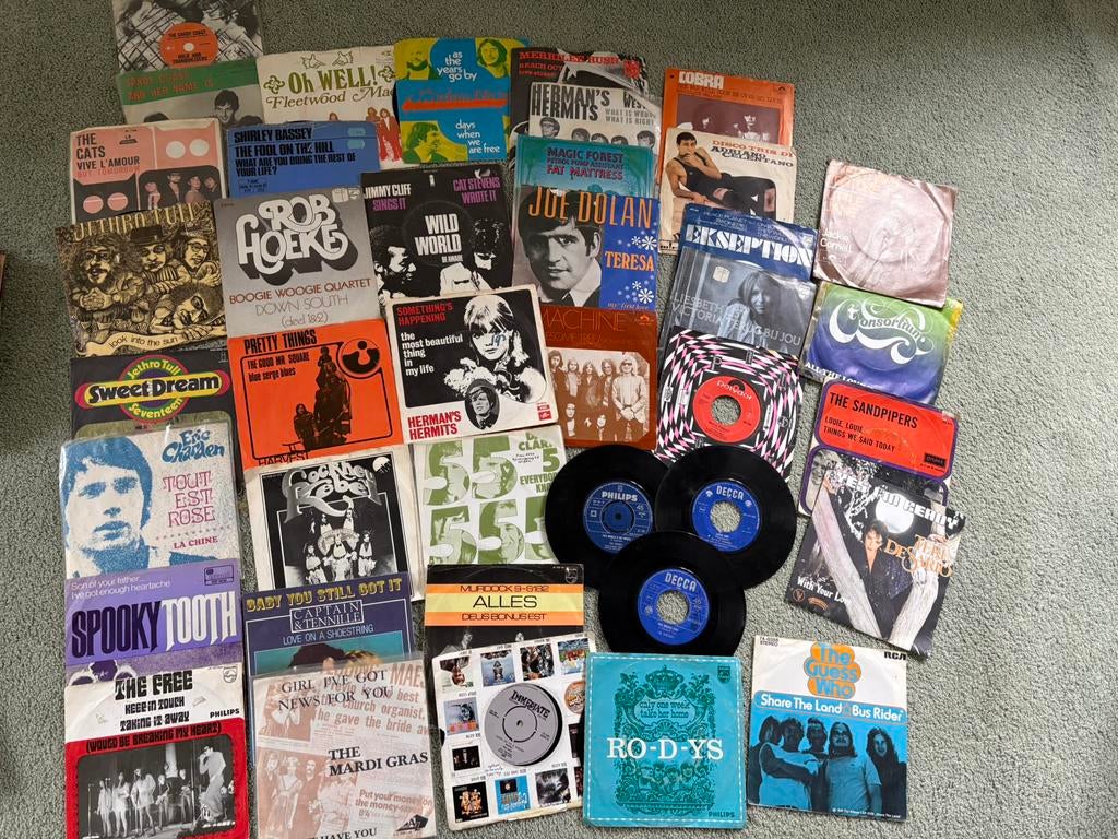 Vinyl vintage singles twee kleine partijen, Cd's en Dvd's, Vinyl Singles, Ophalen of Verzenden, Gebruikt, Single