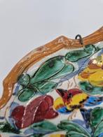 Vintage Italiaans Sierbord | Handbeschilderd | 21 cm, Ophalen of Verzenden