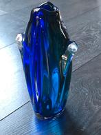 Murano Sommerso vaas, Overige kleuren, Ophalen of Verzenden, Minder dan 50 cm, Glas