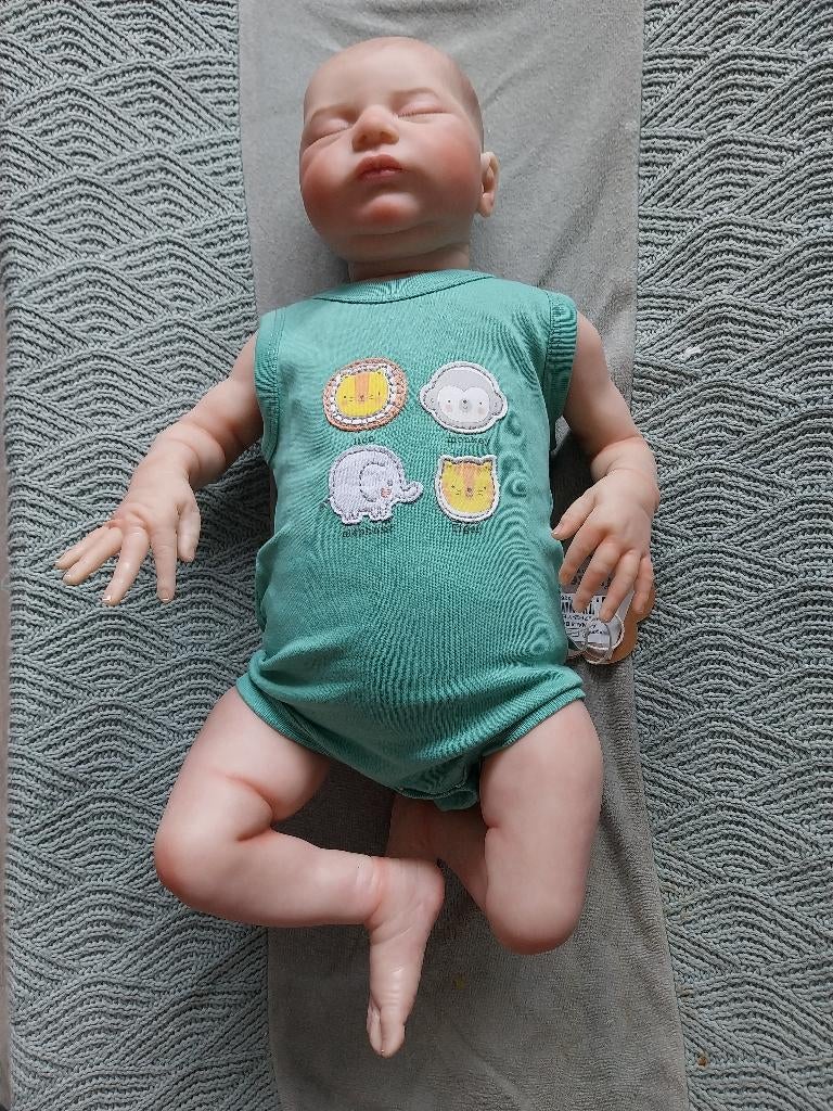 Rompertje Biorganic groen maat 56 NIEUW, Kinderen en Baby's, Nacht- of Onderkleding, Jongetje of Meisje, Nieuw, Biorganic