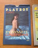 Oude playboy kalenders 1957 en 1960 pin-up, Ophalen of Verzenden, Zo goed als nieuw, X, Maandkalender