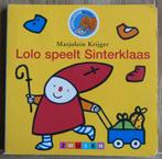Lolo speelt Sinterklaas - Marjolein Krijger - Kartonboekje, Ophalen of Verzenden, Gelezen, Marjolein Krijger, 2 tot 3 jaar