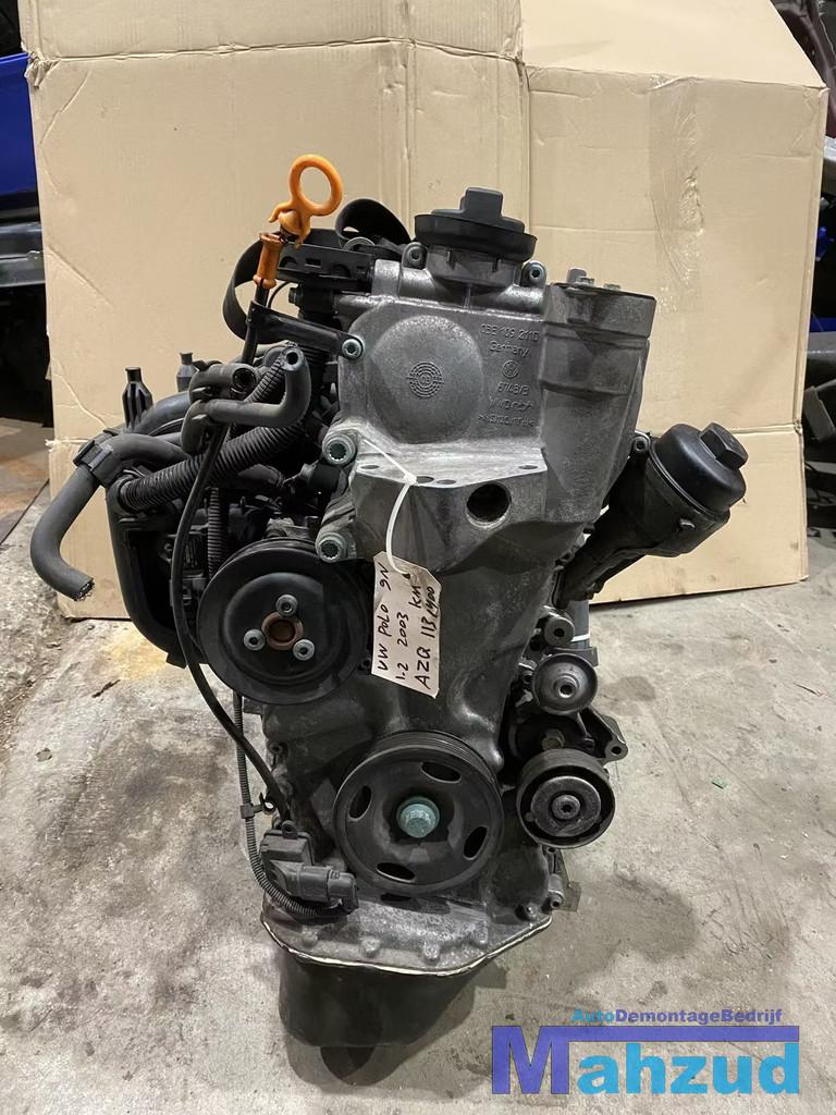 VW POLO 9N 1.2 AZQ Motorblok motor kaal geen garantie, Auto-onderdelen, Motor en Toebehoren, Gebruikt, Volkswagen, Volkswagen AG