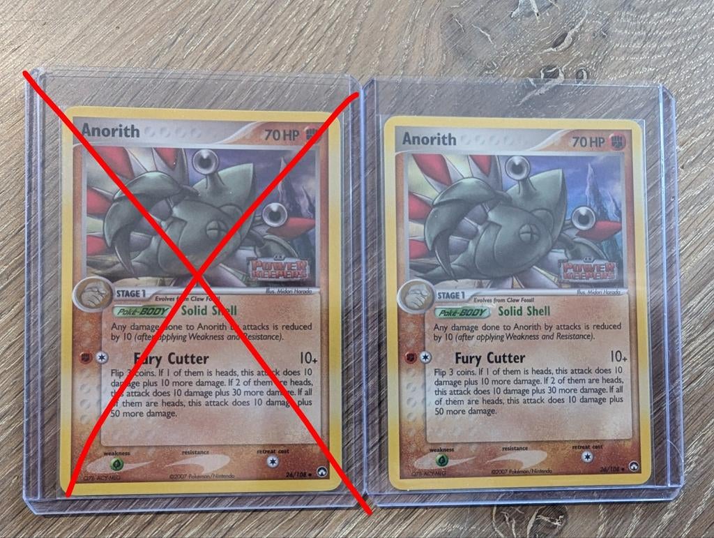 Anorith uit EX Power Keepers 26/108 Reversed Foil, Ophalen of Verzenden, Zo goed als nieuw, Losse kaart, Foil