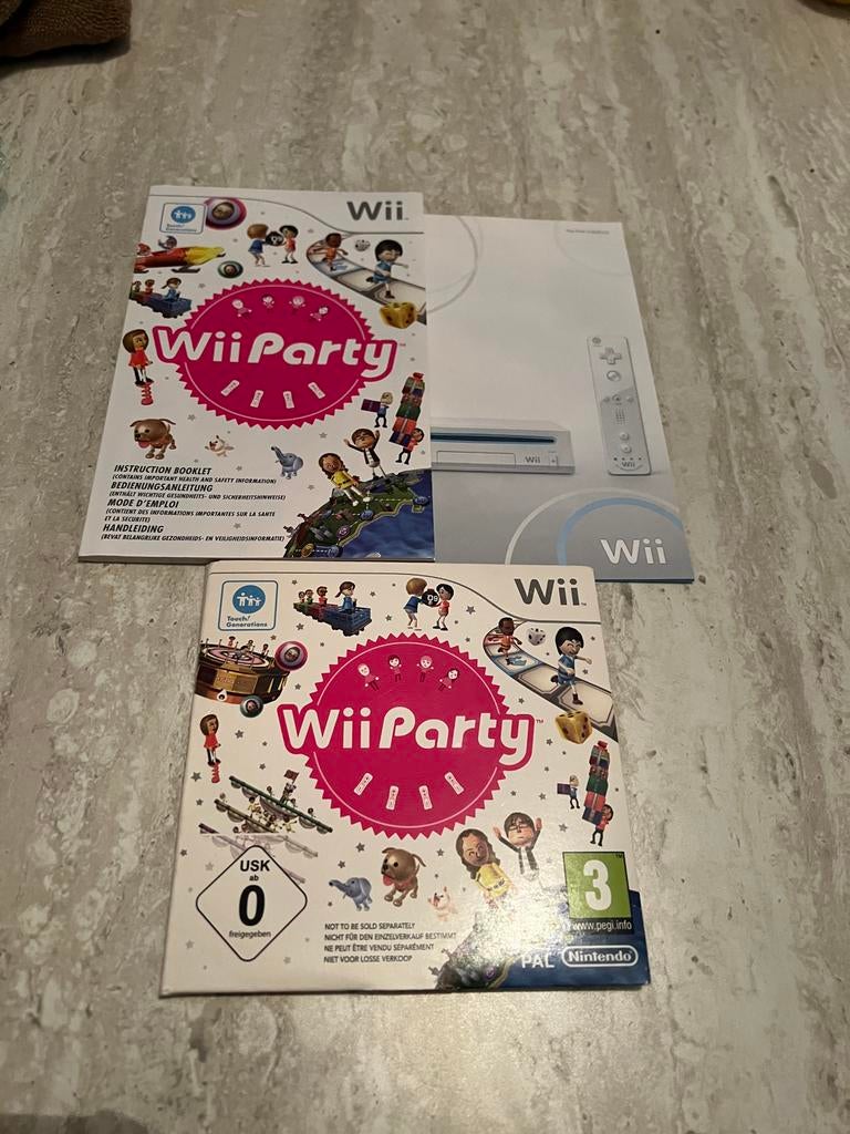 Wii Party - Hét familiespel met 80+ minigames!, Spelcomputers en Games, Games | Nintendo Wii, Ophalen, Gebruikt, Overige genres