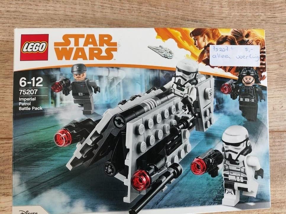 LEGO Star Wars 75207 Imperial Patrol Battle Pack - Voertuig, Gebruikt, Star Wars, Ophalen of Verzenden, Complete set