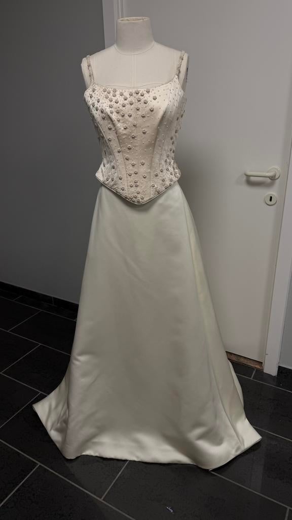 Vintage bruidsjurk trouwjurk wedding dress gelinlik, Ophalen of Verzenden, Nieuw, Overige kleuren, Trouwjurk