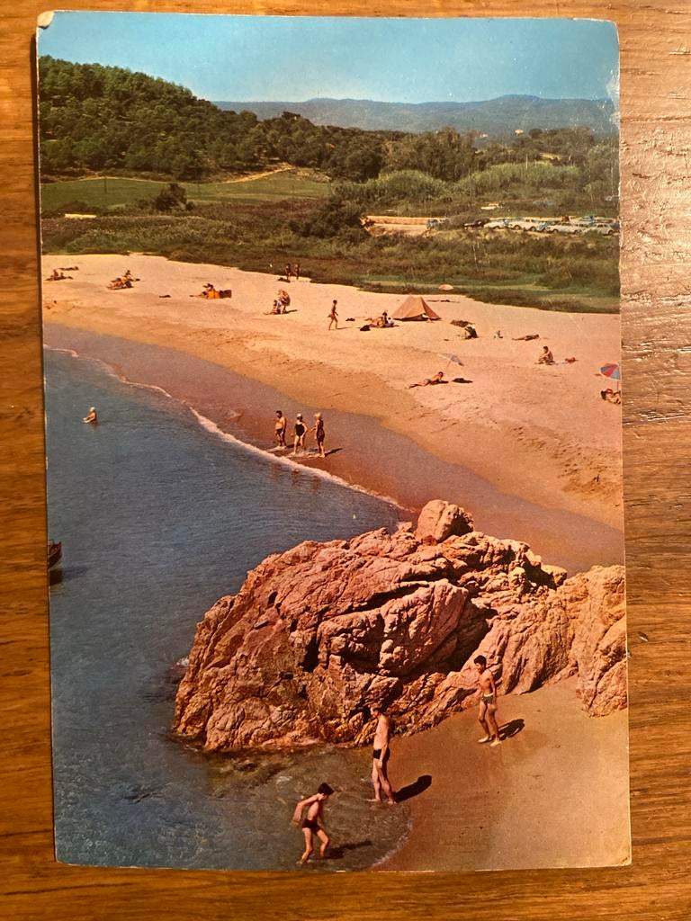Vintage Ansichtkaart Costa Brava Palamós - Gelopen, Verzenden, 1960 tot 1980, Gelopen