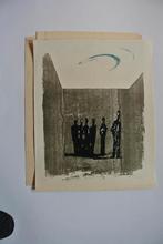 wally elenbaas litho z.t. 1948, Ophalen of Verzenden, Overige onderwerpen