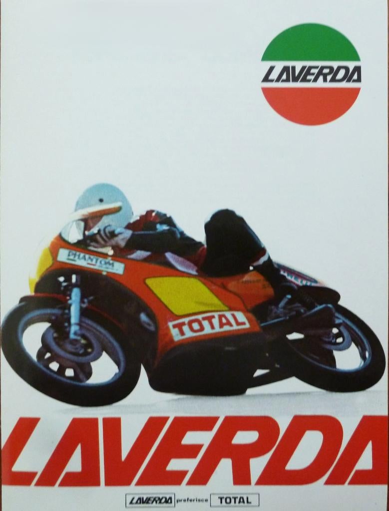Folder LAVERDA 500/ 1200 1978, Motoren, Handleidingen en Instructieboekjes, Ophalen of Verzenden, Overige merken