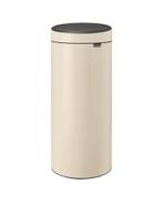 Brabantia Prullenbak soft beige - 30 liter, Ophalen, Zo goed als nieuw, 30 tot 40 liter, Metaal