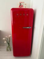 SMEG FAB28 Retro Koelkast – Rood – Design Eyecatcher, Witgoed en Apparatuur, Koelkasten en IJskasten, 200 liter of meer, Ophalen of Verzenden