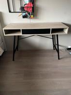 Bureau ABBETVED Jysk - Licht eiken/zwart 48x120, Ophalen, Gebruikt, Bureau