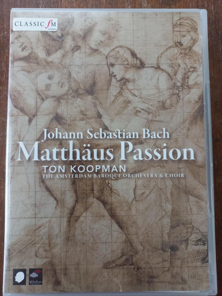 Bach: Matthäus Passion - Ton Koopman (2 DVD Boxset), Cd's en Dvd's, Ophalen of Verzenden, Zo goed als nieuw, Boxset