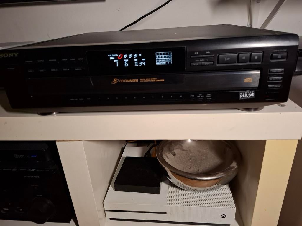 Sony CDP-C661 CD Wisselaar - 5-disc CD-speler, Ophalen, Gebruikt, Sony, Wisselaar