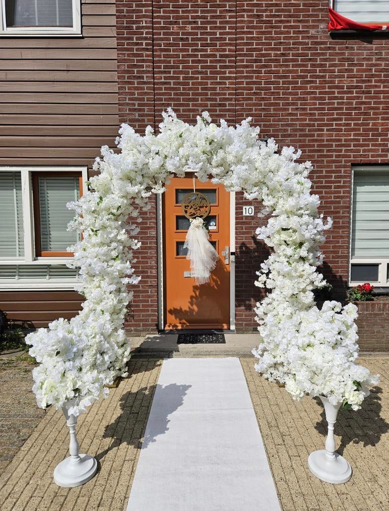 2x2m smeedijzeren bruiloftsboog vierkant, vierkant wegrek