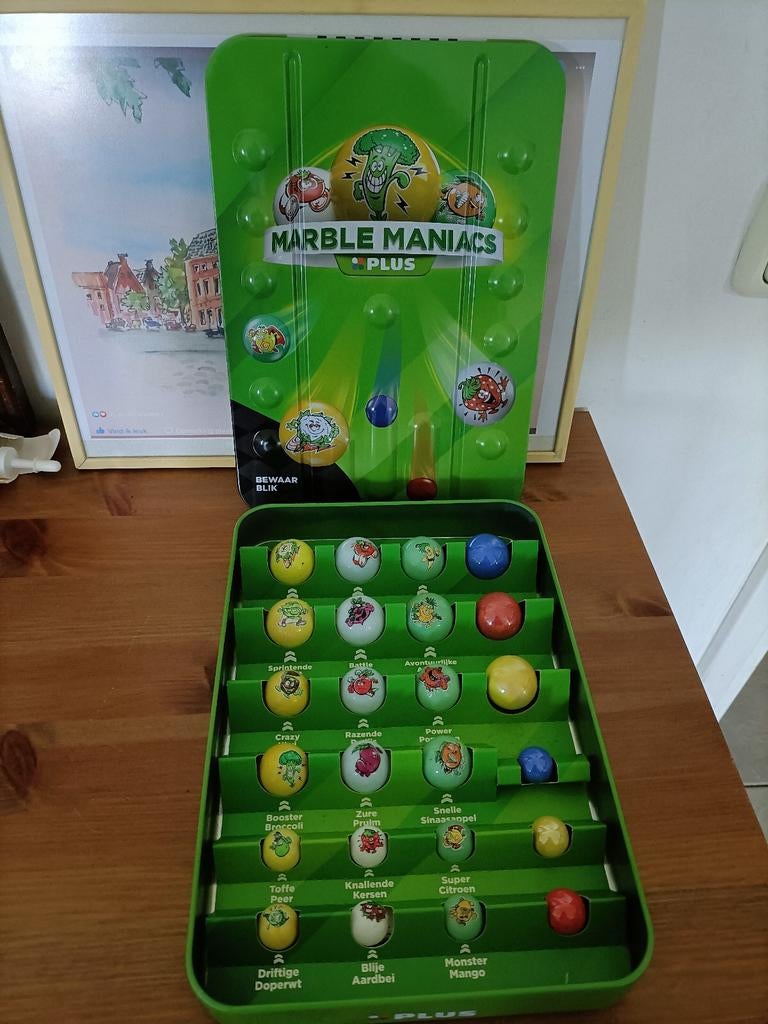 Marble Maniacs knikkers bekend van tv, Verzamelen, Supermarktacties, Ophalen of Verzenden