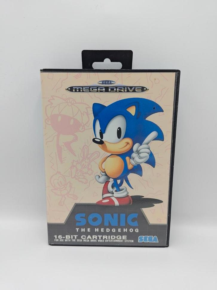 Sonic The Hedgehog - Sega Mega Drive (PAL), Spelcomputers en Games, Games | Sega, Gebruikt, Mega Drive, Platform, 1 speler, Vanaf 3 jaar