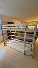 Bed: Life-Time Classic hoogslaper 90x220, Ophalen, Gebruikt, 90 cm, Whitewash hout Life-time bed