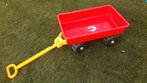 Rode speelgoedkar met geel handvat, trekwagen, trekkar,, Ophalen of Verzenden, Gebruikt