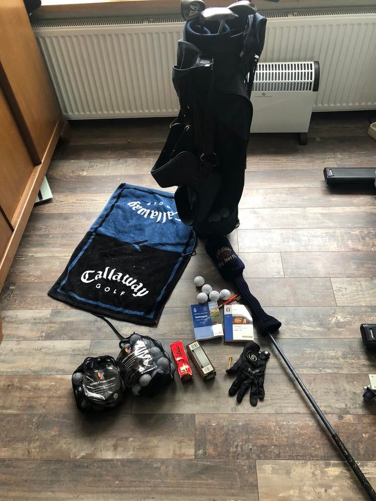 golfset–Callaway / Ping clubs + tas + golfballen, Sport en Fitness, Golf, Ophalen, Gebruikt, Set, Callaway