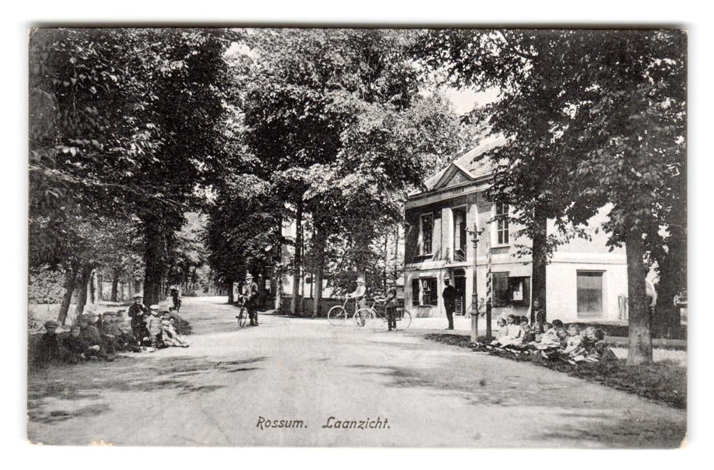 Rossum, Laanzicht, Verzenden, 1920 tot 1940, Gelopen, Gelderland