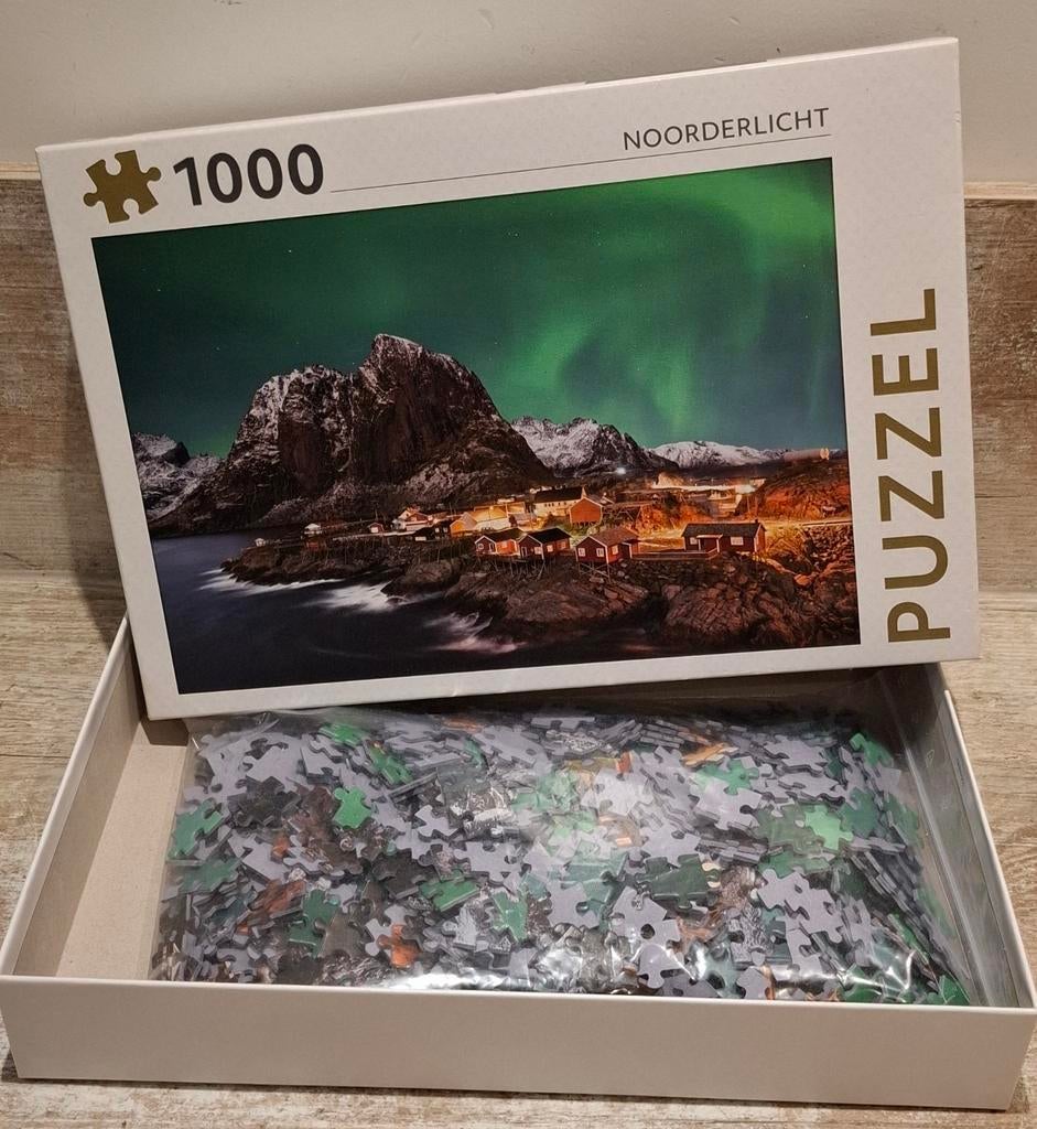 Rebo puzzel 1000 stukjes Noorderlicht, Hobby en Vrije tijd, Denksport en Puzzels, Ophalen of Verzenden
