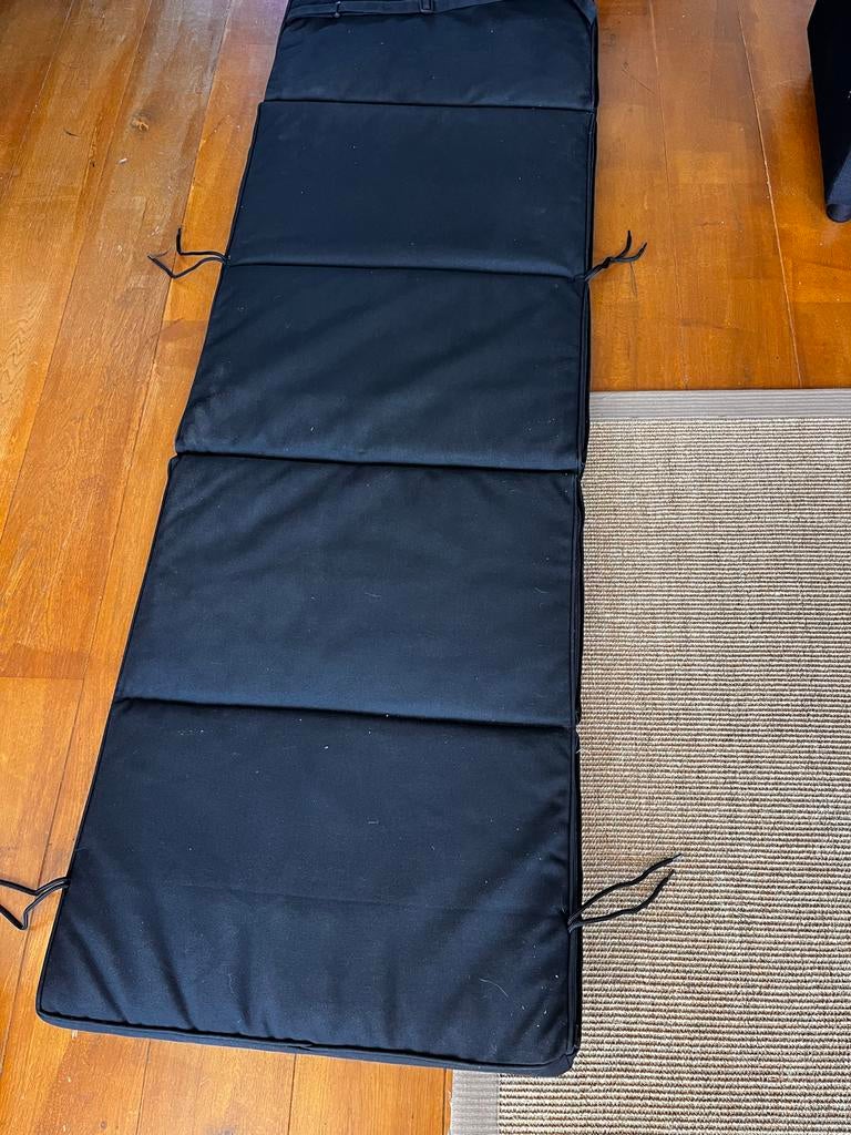 IKEA KUNGSÖ Ligkussen Zwart - 190x60 cm, Huis en Inrichting, Overige Huis en Inrichting, Gebruikt, Ophalen