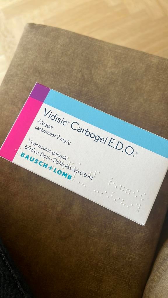 Vidisic Carbogel E.D.O., Ophalen of Verzenden, Zo goed als nieuw, Gehele gezicht