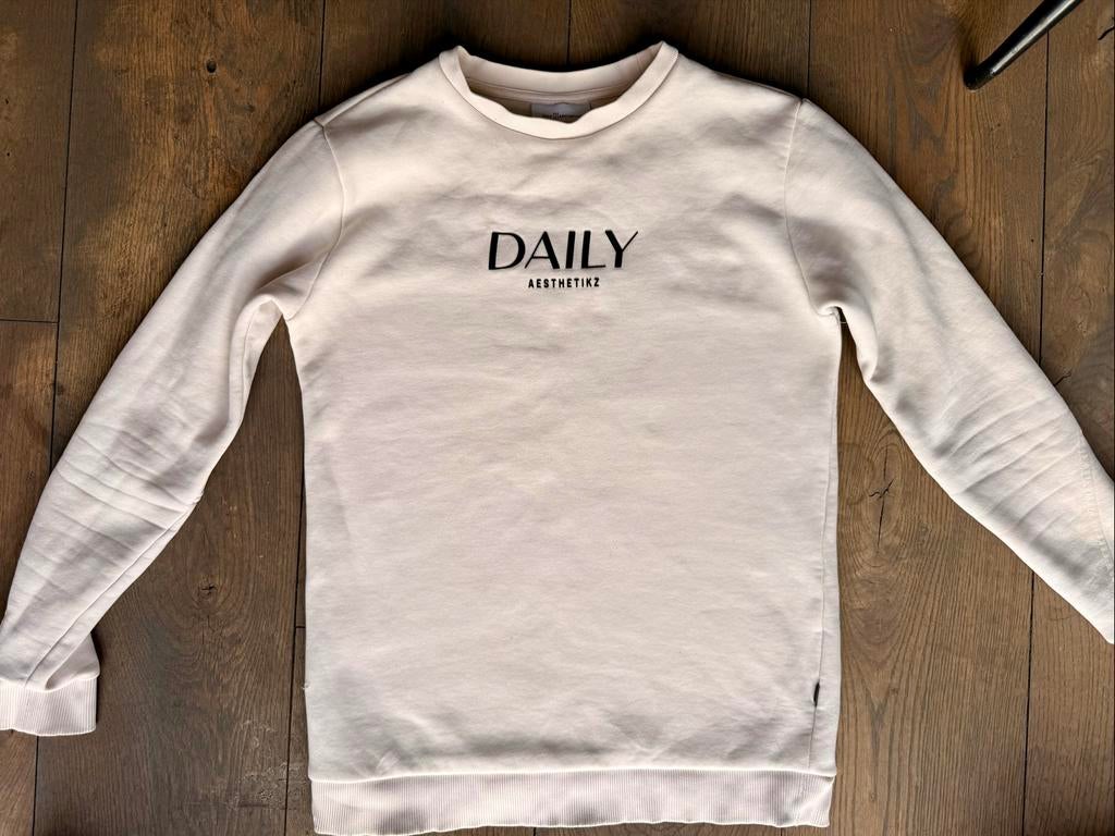 Daily Aesthetikz Trui Maat XS - Crème, Kleding | Heren, Truien en Vesten, Ophalen of Verzenden, Gedragen, Maat 46 (S) of kleiner
