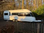 Hobby 650 UFF Premium Caravan - Queensbed, Rondzit, Hobby, Koelkast, Frans bed