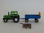 Deutz trekker, hooiwagen & ploeg, H0, Siku & Matchbox, izgst, Ophalen of Verzenden, Gebruikt, Hijskraan, Tractor of Landbouw, SIKU