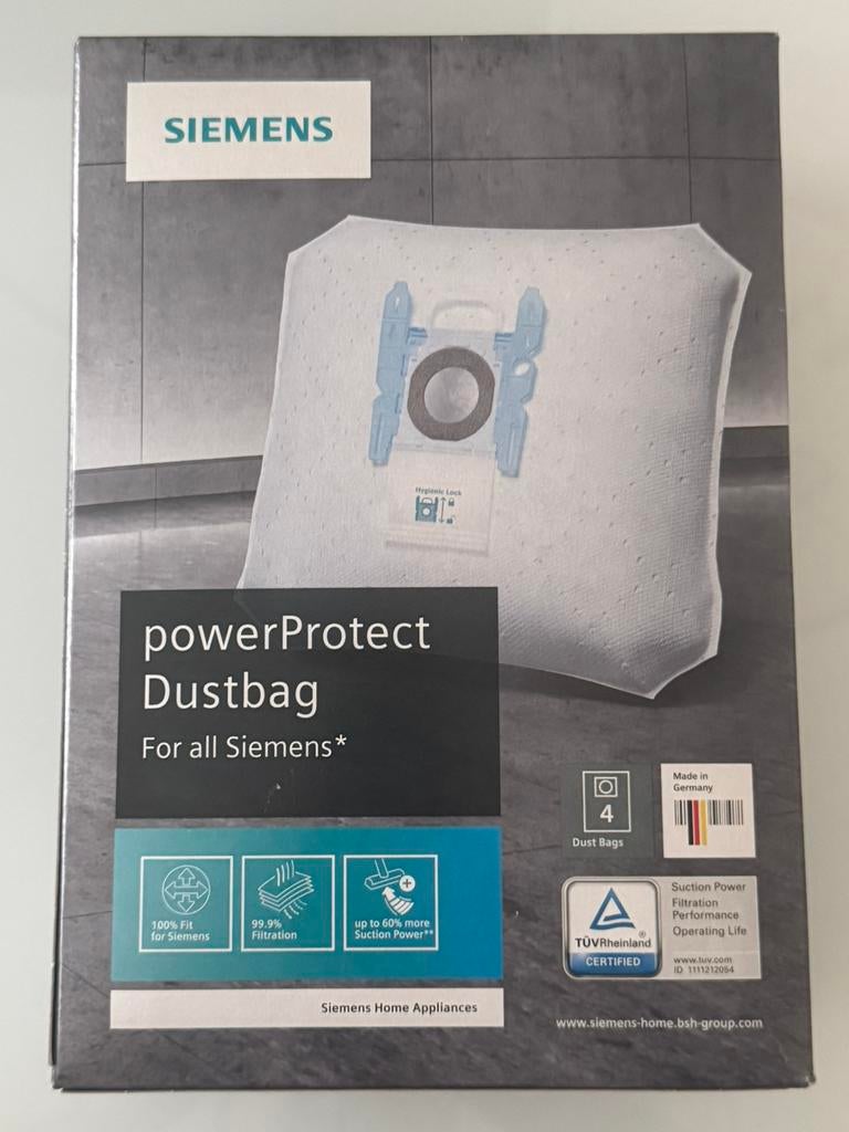 Siemens stofzuigerzakken G ALL - nieuw in doos, Witgoed en Apparatuur, Stofzuigers, Ophalen, Nieuw, Stofzak, Stofzuiger