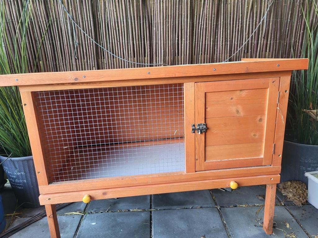 Konijnenhok / caviahok, Dieren en Toebehoren, Knaagdieren en Konijnen | Hokken en Kooien, Zo goed als nieuw, Hok, Cavia, Ophalen