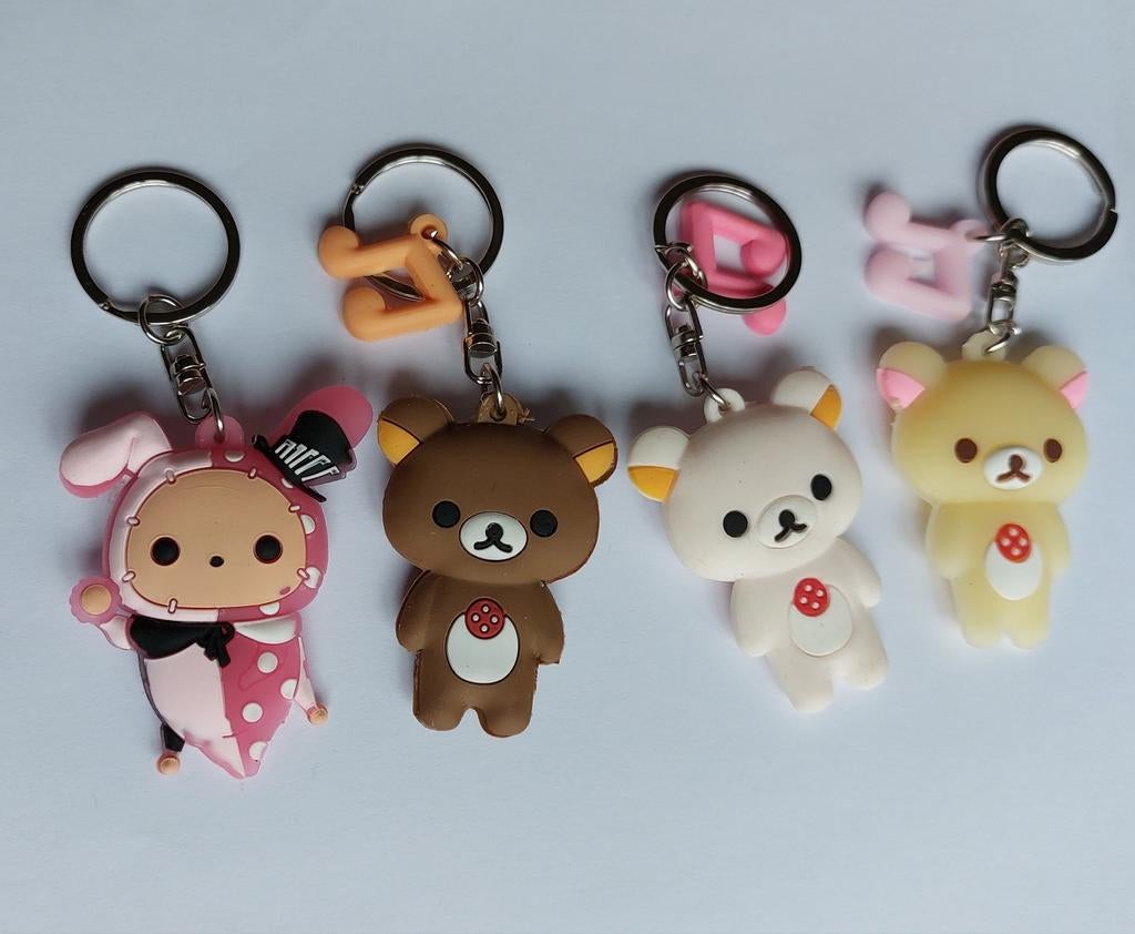 San X Rilakkuma, Sentimental circus, Kawaii sleutelhangers, Ophalen of Verzenden, Nieuw