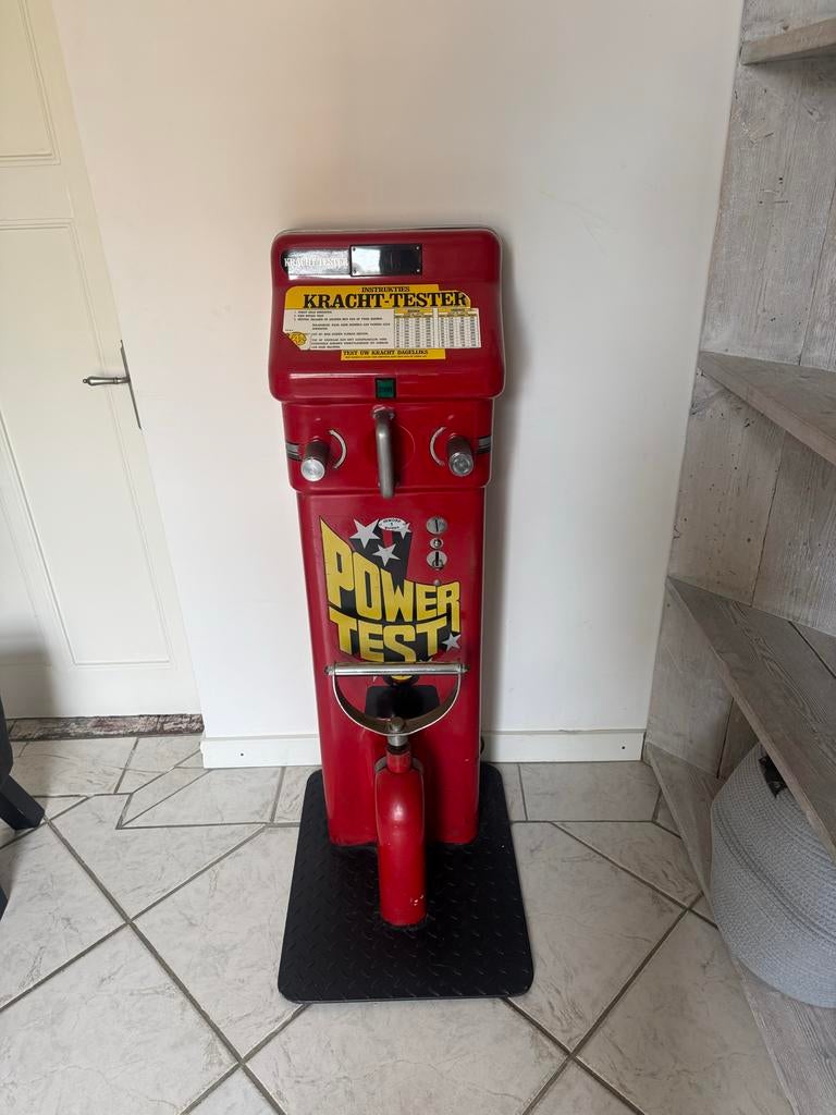 Vintage Kracht-Tester Power Test Arcade Machine, Verzamelen, Ophalen, Gebruikt