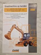 Poclain 588 Graafmachine op Banden - Specificaties, Ophalen of Verzenden