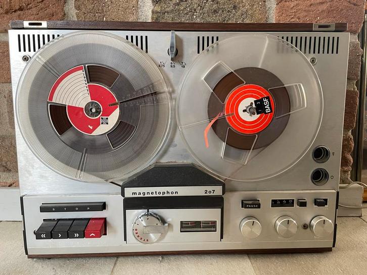 Telefunken Magnetophon 207 bandrecorder, Audio, Tv en Foto, Bandrecorders, Bandrecorder, Met banden, Ophalen