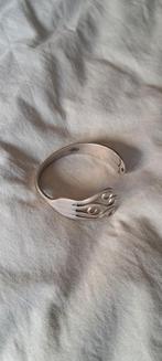 Zilveren vork armband, Ophalen of Verzenden