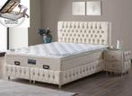 Boxspring Florance opbergbed complete set-Aanbieding, Ophalen of Verzenden, Nieuw, Tweepersoons, Hout