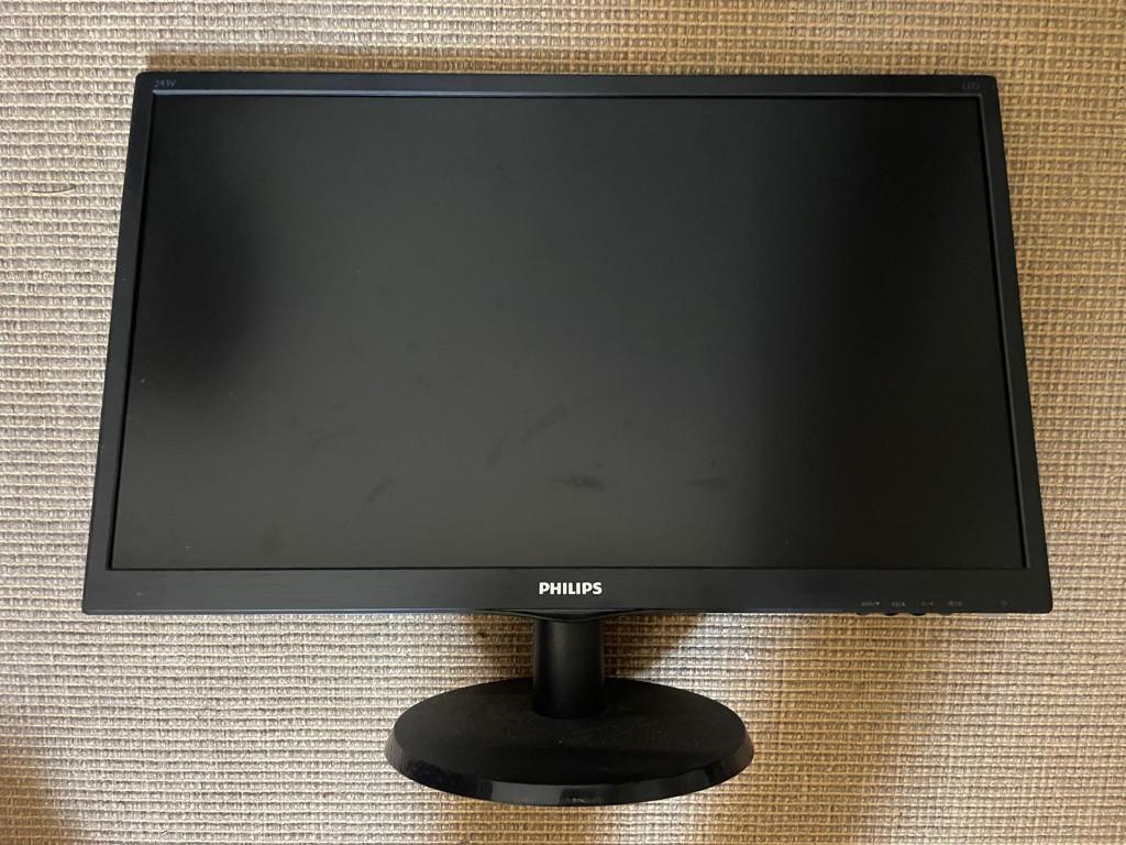 LCD Monitor Philips 23.6 inch, Ophalen, Philips, Gebruikt, Full HD