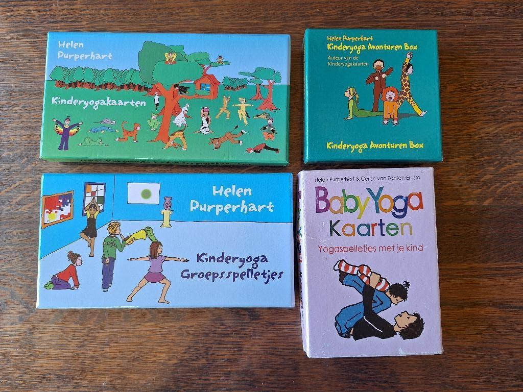 Kinderyoga kaarten & Baby yoga Helen Purperhart, Ophalen of Verzenden, Gelezen, Spiritualiteit algemeen, Overige typen