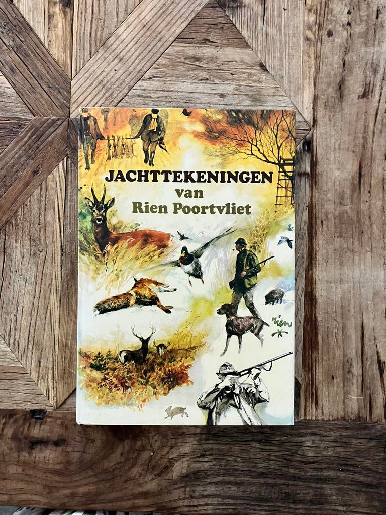 Jacht tekeningen van Rien Poortvliet, Boeken, Natuur, Ophalen of Verzenden, Zo goed als nieuw, Natuur algemeen