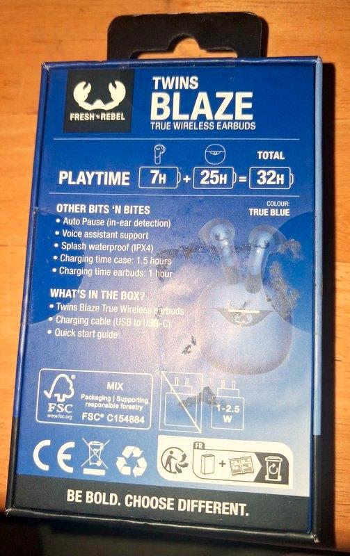 Fresh ‘n Rebel Twins Blaze – Draadloze Oordopjes (Nieuw), Auto diversen, Autogereedschap, Nieuw, Ophalen of Verzenden