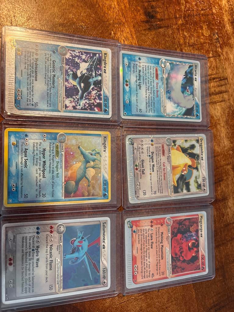 Zeldzame Pokémon kaarten 2002-2008, Ophalen of Verzenden, Zo goed als nieuw, Meerdere kaarten