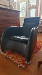 Design fauteuil Gerard van den Berg (Montis), Huis en Inrichting, Ophalen, Gebruikt, 100 tot 125 cm, Leer