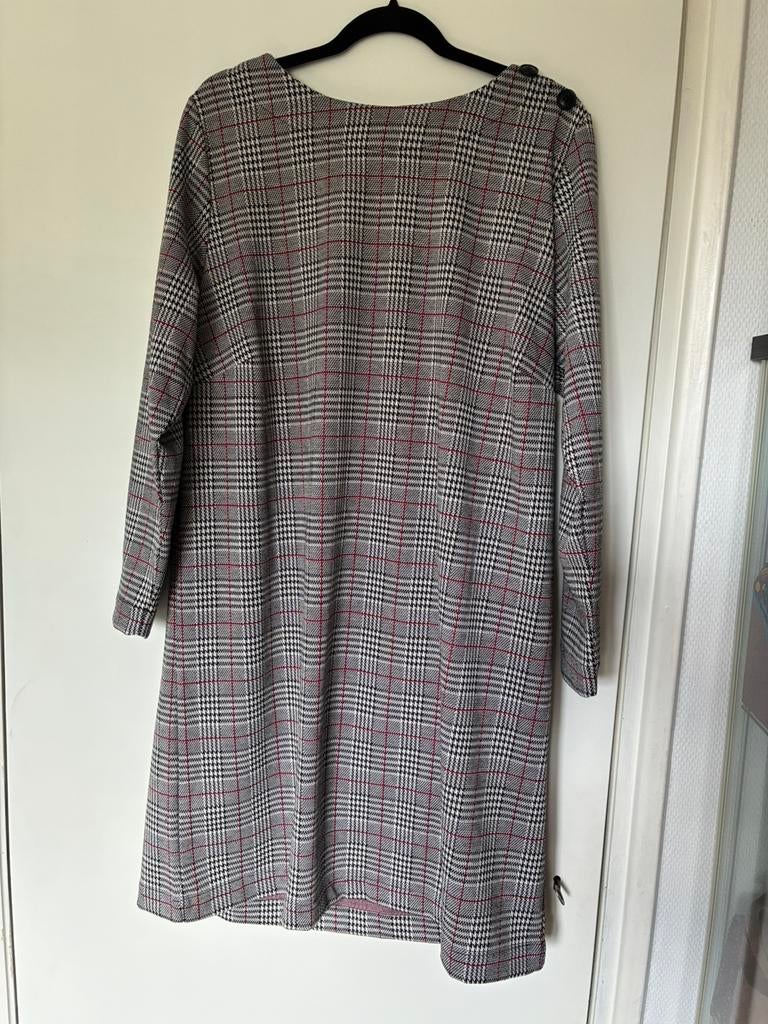 BLUE SEVEN geruite jurk ongevoer d maat 46, Ophalen of Verzenden, Zo goed als nieuw, Overige kleuren, Jurk