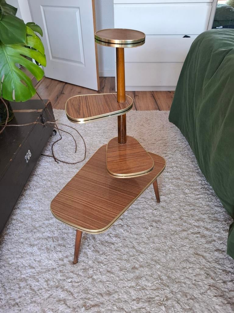 Vintage plantentafel jaren '60, Ophalen, Gebruikt
